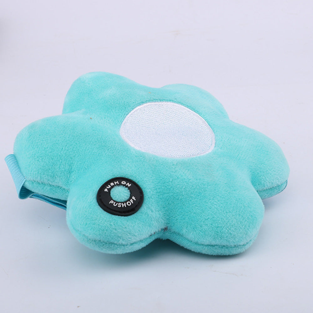 Flower Shaped Vibrating Arm Massager, Portable Relaxation Cushion with Elastic Strap, Battery Operated (2 AA Batteries Not Included)