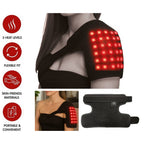 Red Light Therapy Heating Shoulder Pad, 660nm 850nm Infrared Light Shoulder Wrap for Shoulder Pain & Muscle Recovery